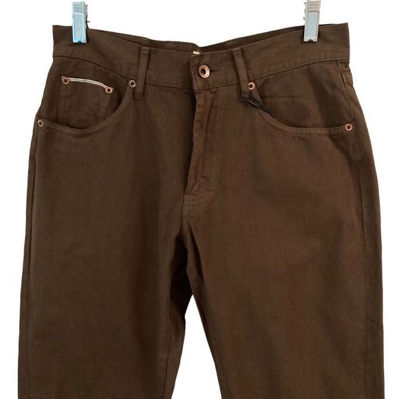 Taylor Stitch The Democratic All Day Pant Mens 29 In Espresso Brown Selvage NEW - Picture 3 of 11
